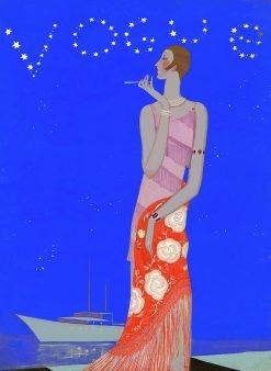 A Woman Wearing A Flapper Dress