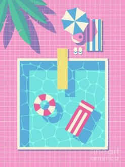 Retro 80s Pool